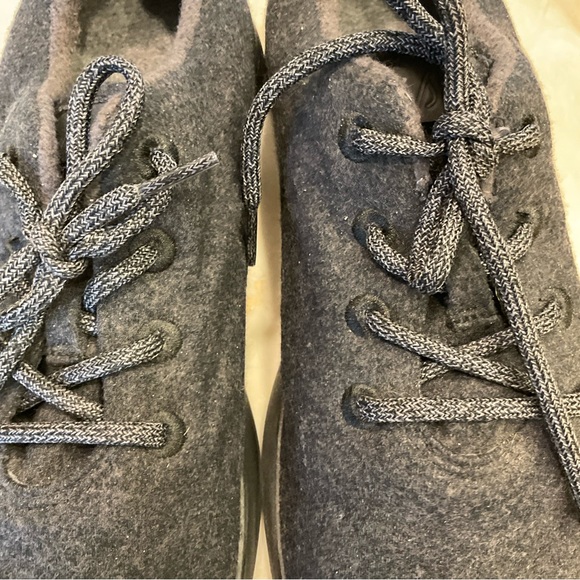 Allbirds Men's Wool Runners CLASSICS: Natural Black (Black Sole), Size 12 - Picture 4 of 13